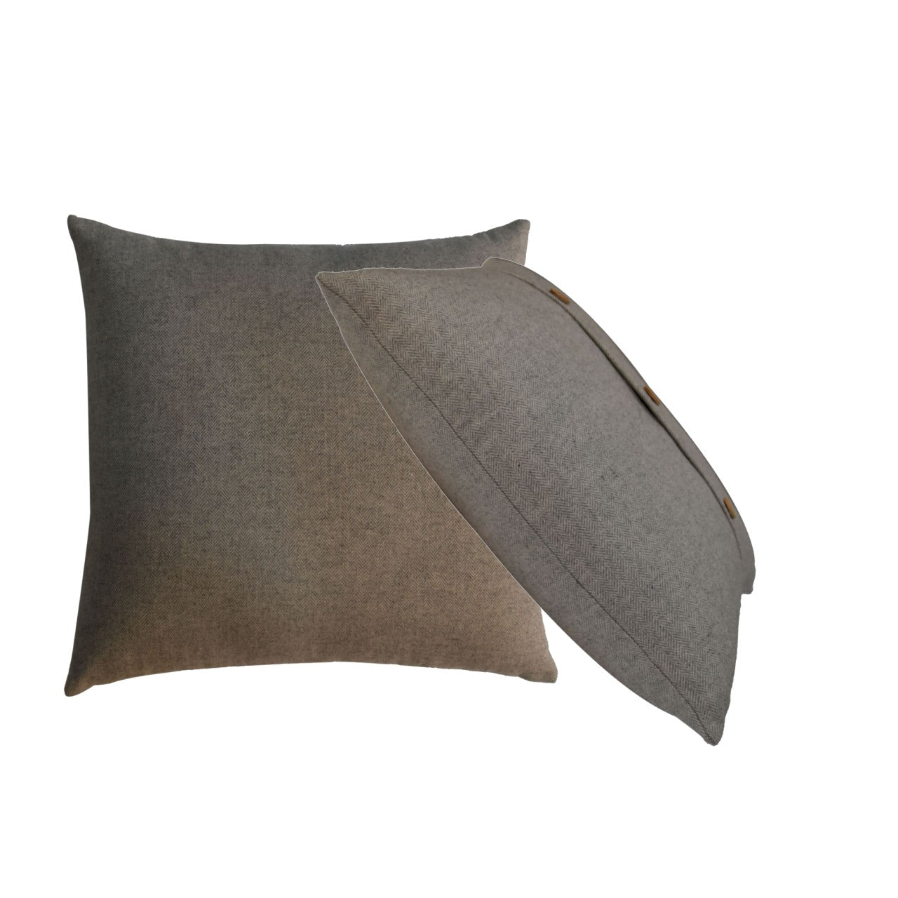 Quinn Cushion set of 2 - Grey Tweed - CasaFenix