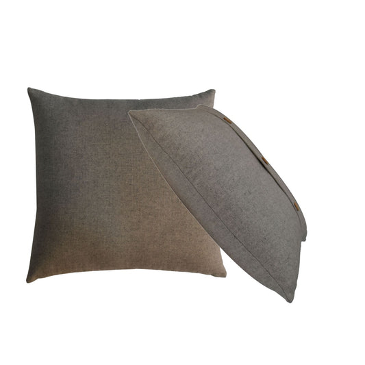 Quinn Cushion set of 2 - Grey Tweed - CasaFenix