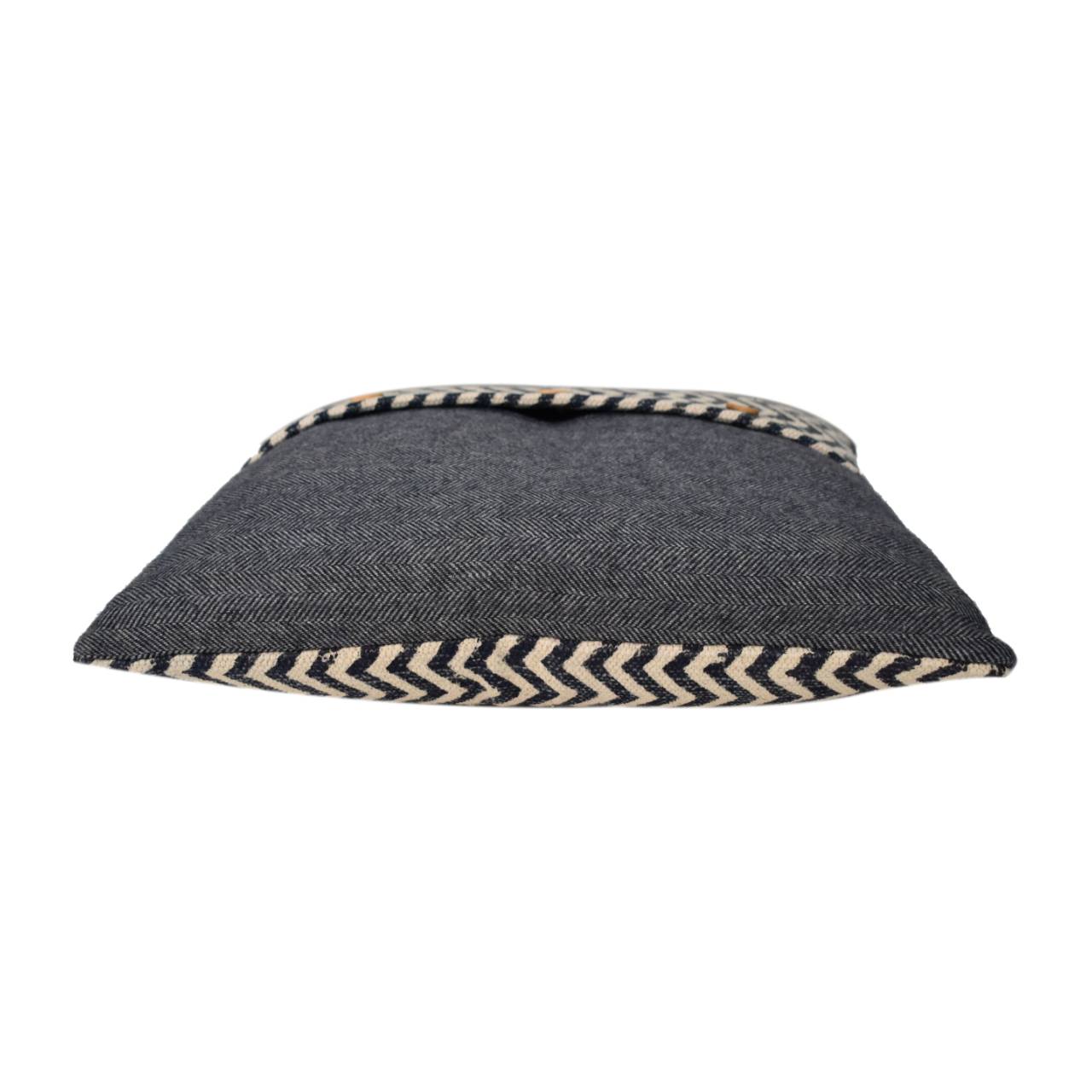 Quinn Cushion set of 2 - Durrie & Black Tweed - CasaFenix