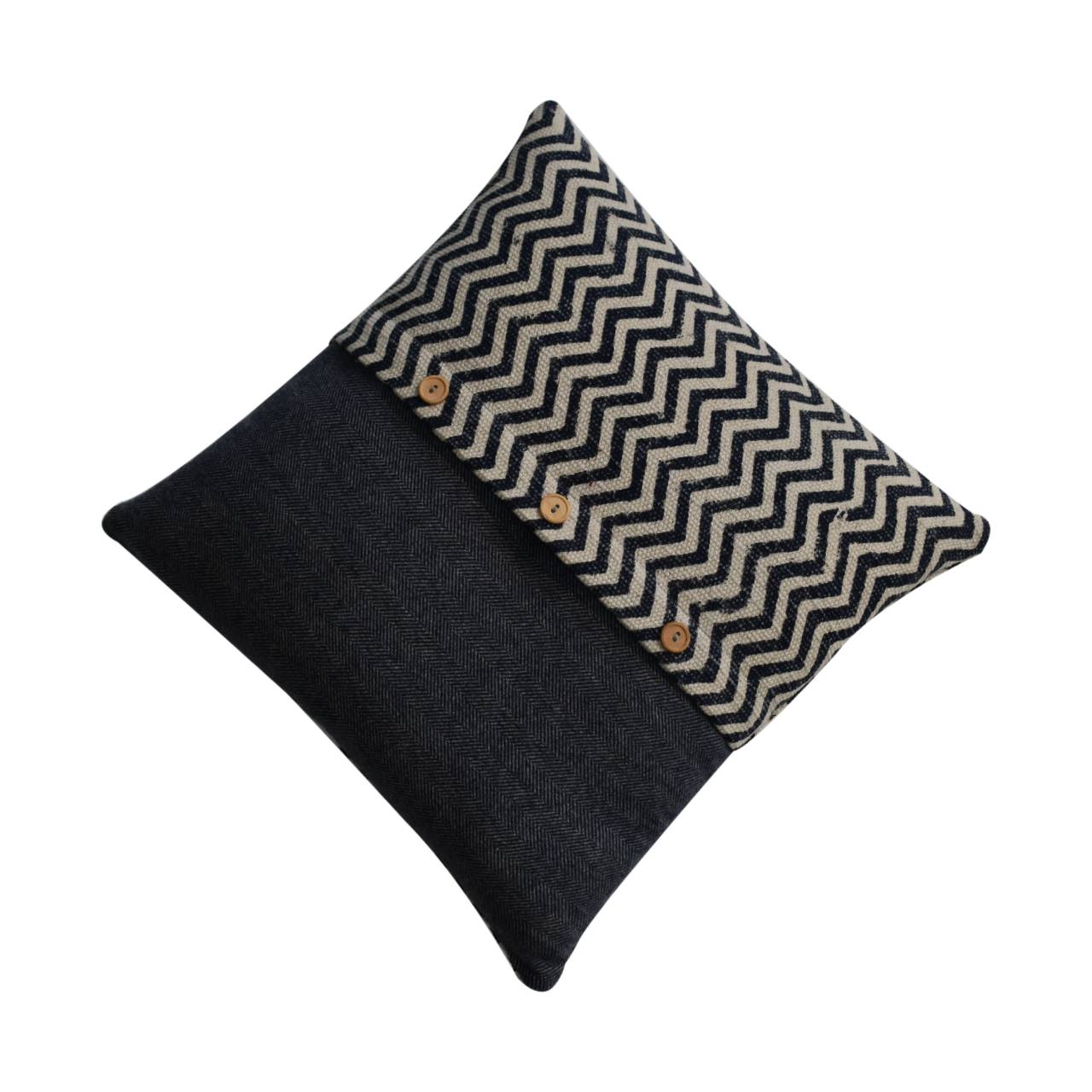 Quinn Cushion set of 2 - Durrie & Black Tweed - CasaFenix