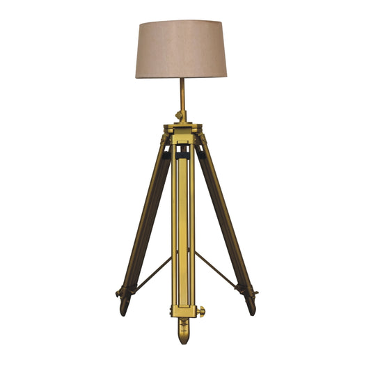 Brass Plated Floor Lamp - CasaFenix