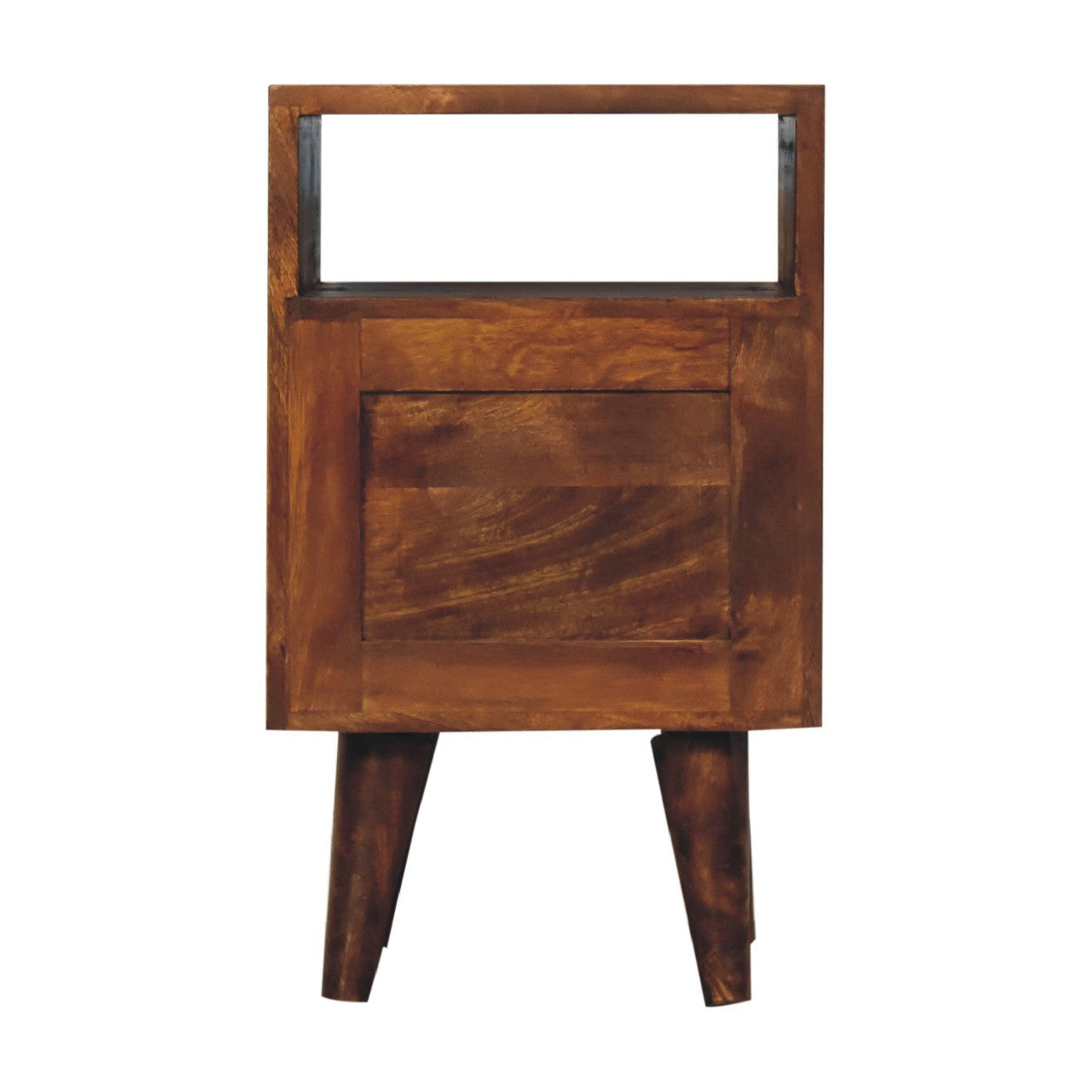 Mini Classic Chestnut 2 Drawer Bedside Chest Nordic Design - CasaFenix