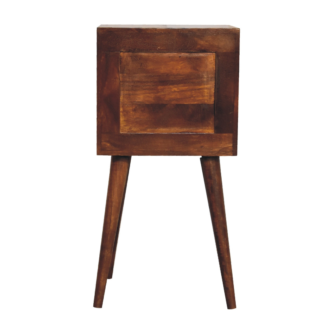 Lille Mini Chestnut 2 Drawer Bedside Chest - CasaFenix