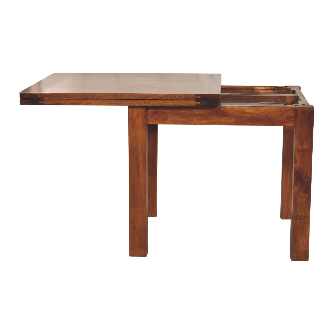 Chestnut Extending Butterfly Small Dining Table - CasaFenix