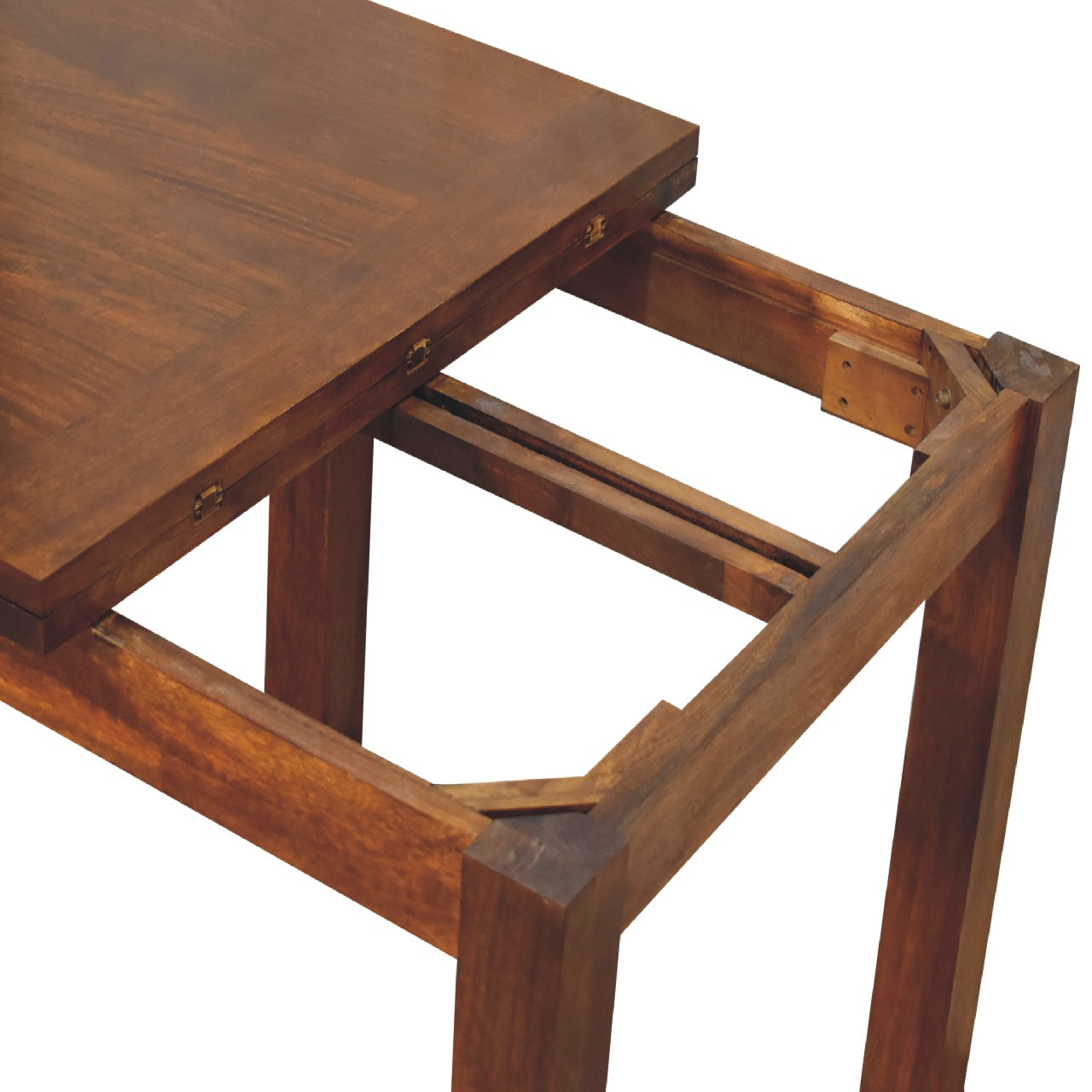 Chestnut Extending Butterfly Small Dining Table - CasaFenix