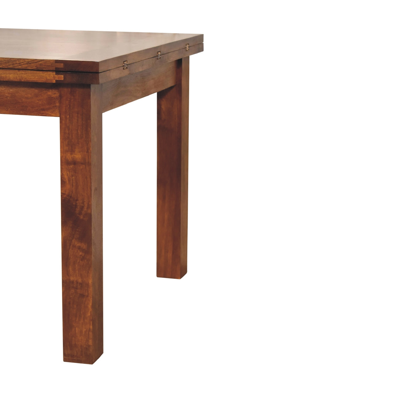 Chestnut Extending Butterfly Small Dining Table - CasaFenix