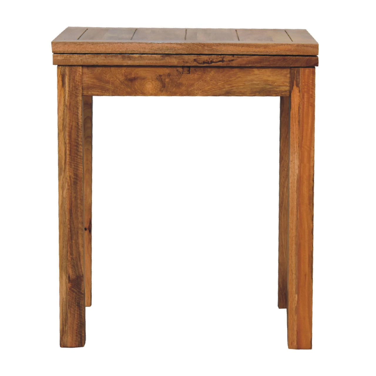 Mini Oak-ish Butterfly Extending Small Dining Table - CasaFenix