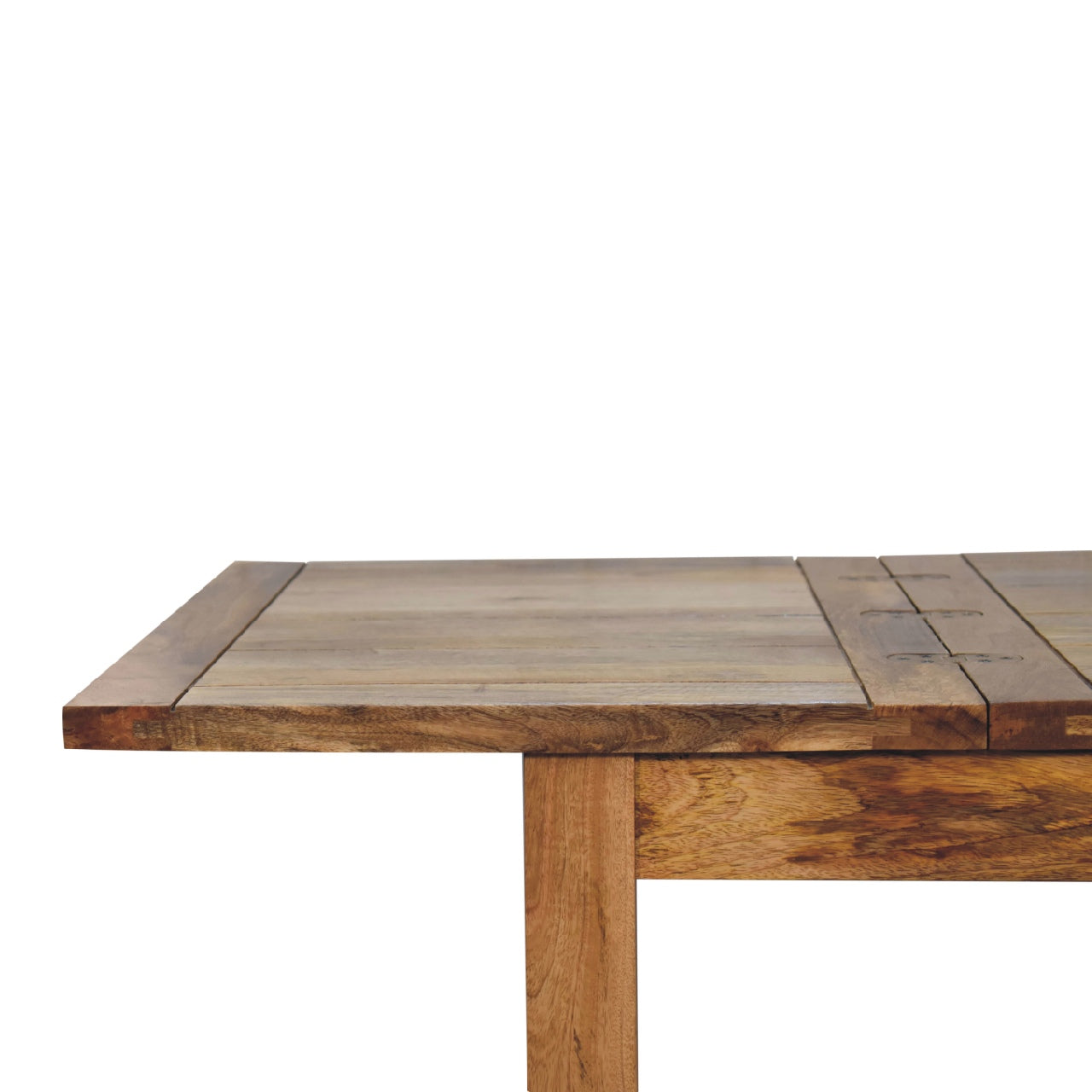 Mini Oak-ish Butterfly Extending Small Dining Table - CasaFenix