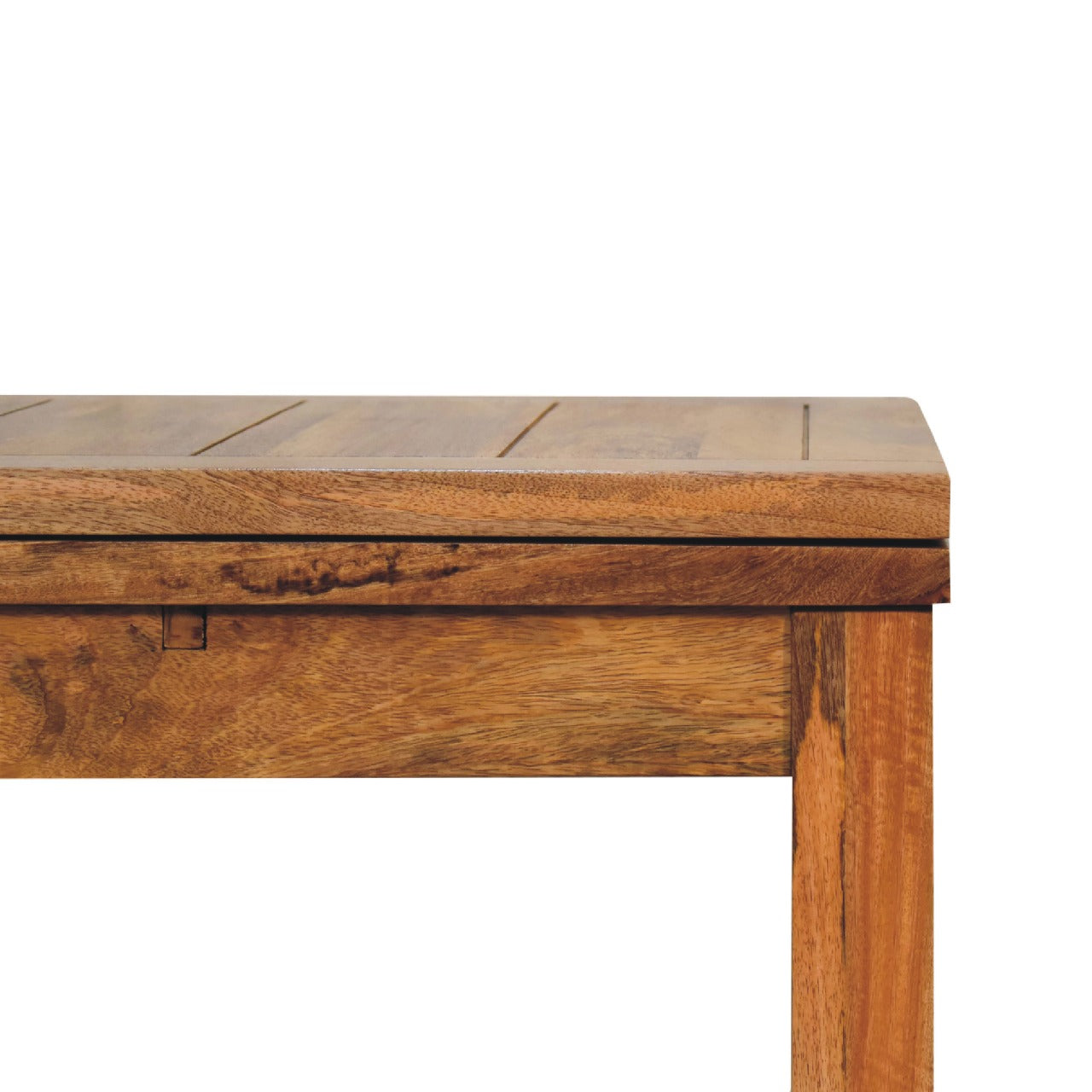 Mini Oak-ish Butterfly Extending Small Dining Table - CasaFenix